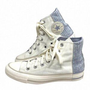 Converse Chuck Taylor High Top Egret Blue Knit A01342F Sneaker Men's Canvas